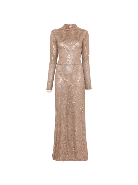 Maxi rochie maxi Atu Body Couture cu paiete de costum maro
