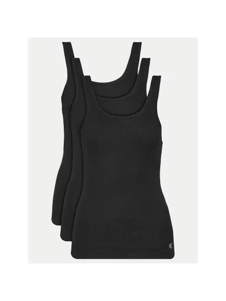 Calvin Klein Underwear Σετ 3 τοπ Regular Fit μαύρο