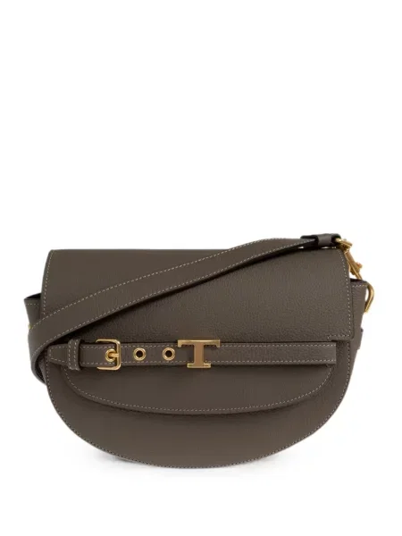 Geanta crossbody Tod's din piele gri