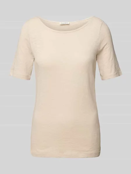 T-shirt o kroju regular fit z dekoltem w łódkę Marc O'polo