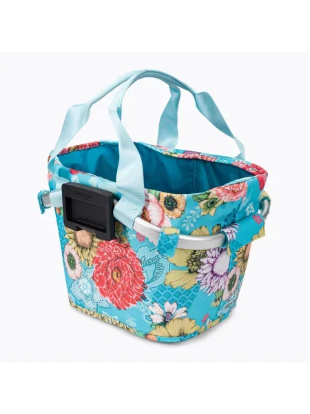 Basil Bloom Field Carry All Basket чанта за кормило на велосипед синя
