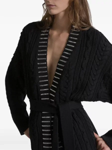 Cardigan Alberta Ferretti tricotate negru