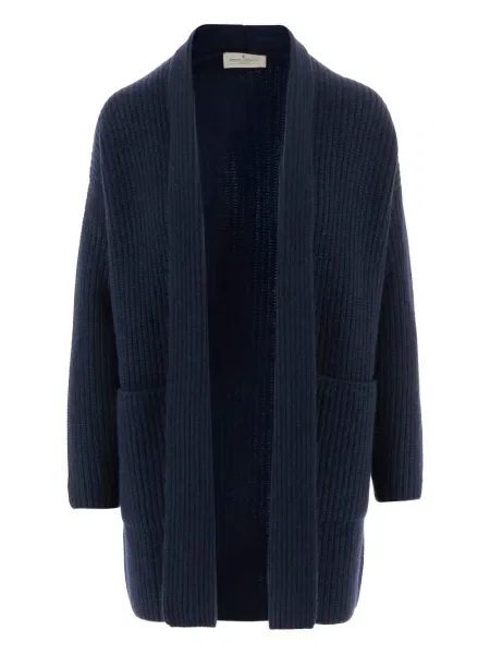 Cardigan Bruno Manetti tricotate albastru