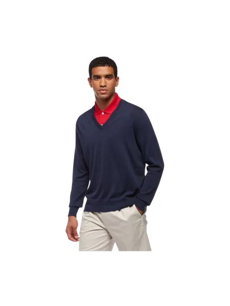 Sweter Brooks Brothers niebieski