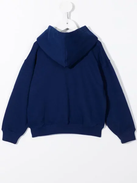 Bluza z kapturem dziecięca Polo Ralph Lauren niebieska
