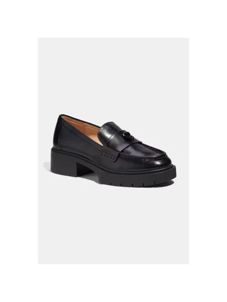 Coach Loafersy Leah schwarz czarne