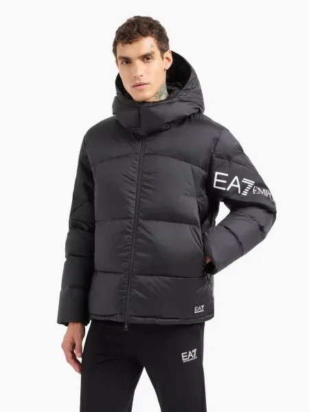 Пуховик чорний