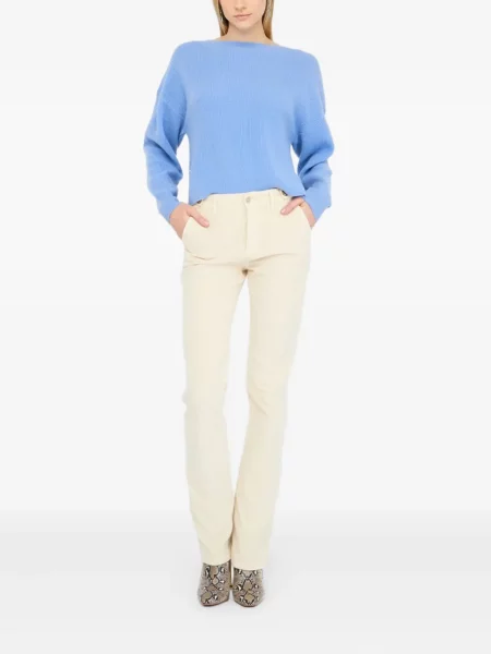 Pantaloni Liu Jo de catifea