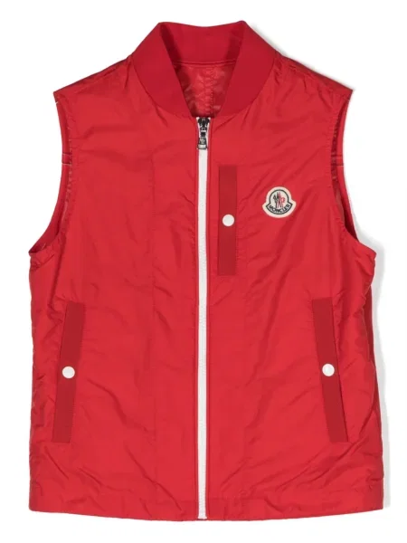 Kamizelka dziecięca Moncler Enfant czerwona