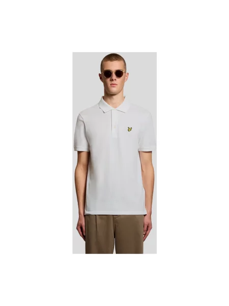 Koszulka polo Lyle & Scott biała