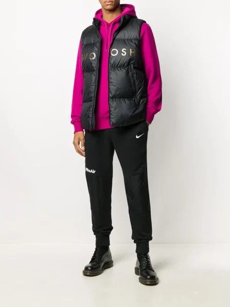 Pantaloni Nike cu autograf alergare portocaliu