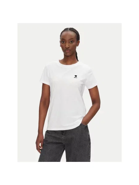 BOSS Majica Regular Fit bela