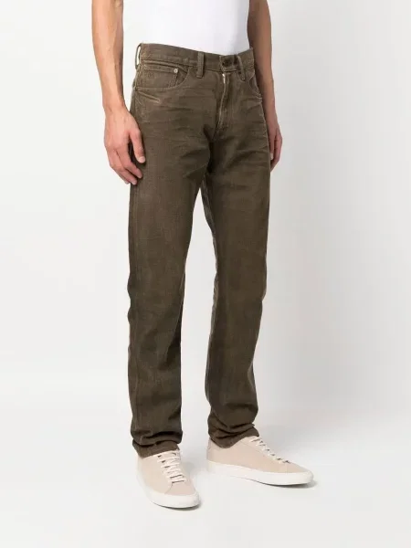 Дънки straight leg Ralph Lauren Rrl кафяво