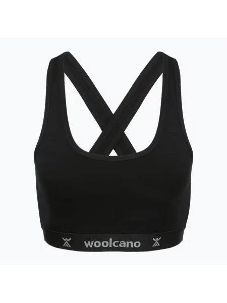 Сутиен Woolcano Czarny черно