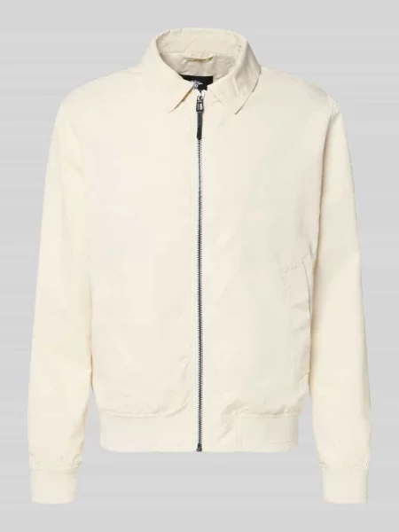 Kurtka z zamkiem błyskawicznym model ‘Salvador’ Joop! Collection biała