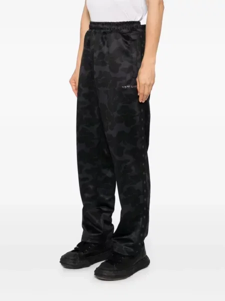 Спортни панталони A Bathing Ape® с автограф черно