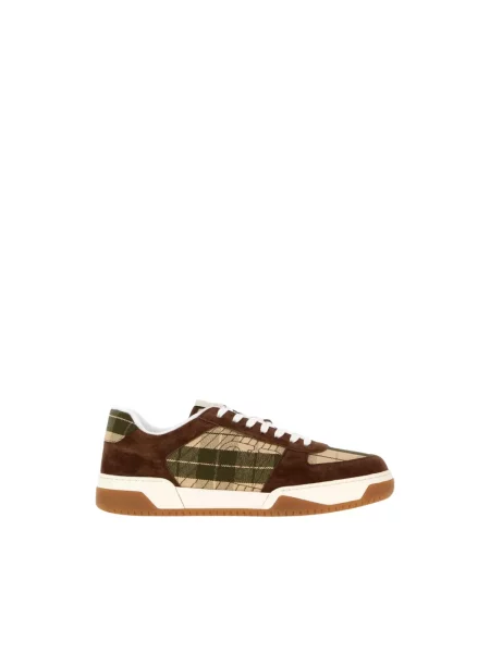 Sneakersy Valentino Garavani skórzane brązowe