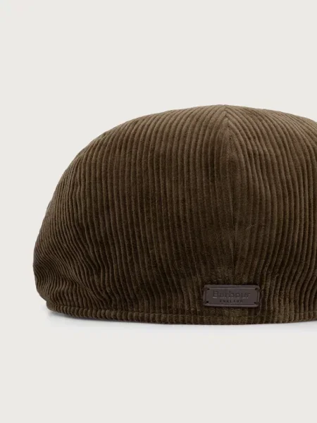 Căciulă Barbour de catifea verde