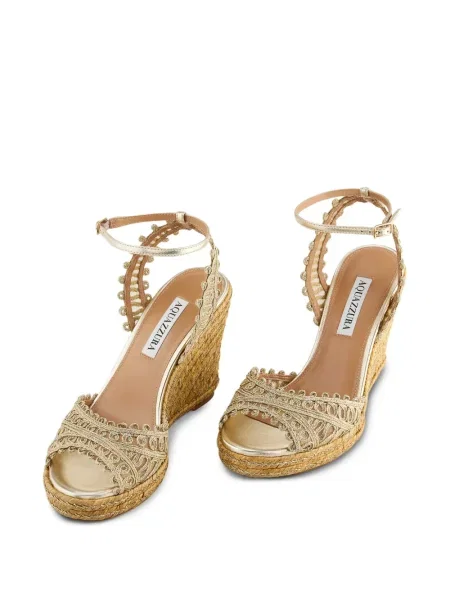 Espadrile Aquazzura auriu
