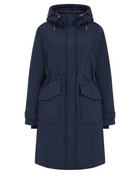 WE Fashion Prechodná parka tmavomodrá