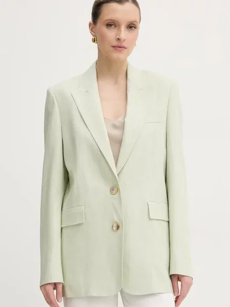 Pinko sacou pentru femei cu vâscoză verde