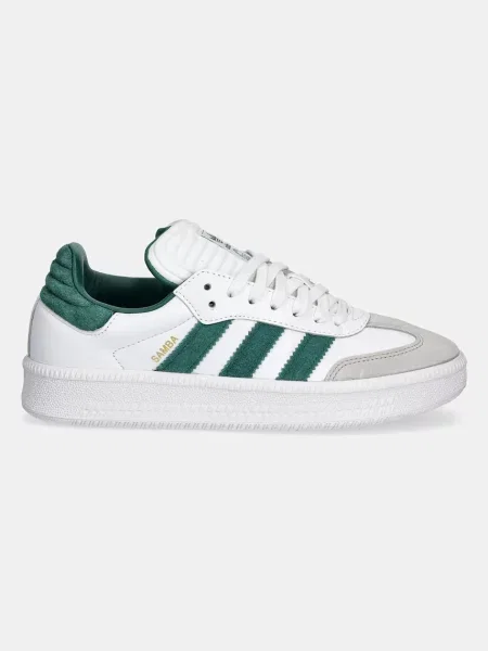 ADIDAS ORIGINALS Nízke tenisky SAMBA XLG sivobéžová / zelená biela