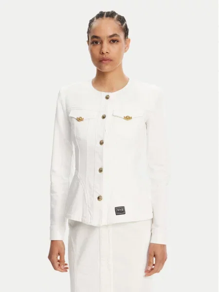 Kostiumas džinsinė suknelė Versace Jeans Couture balta