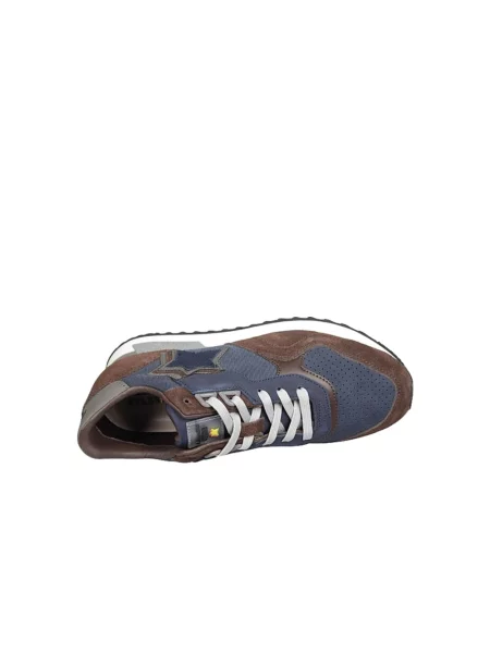 Sneakersy Atlantic Stars skórzane casual niebieskie