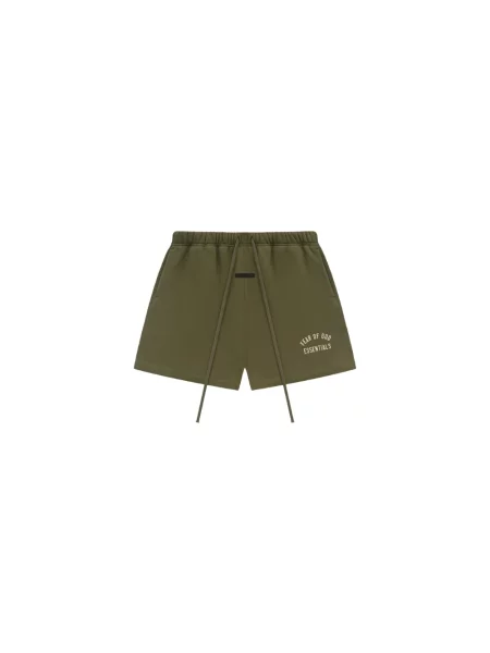 Krótkie szorty Fear Of God polarowe piłkarskie zielone