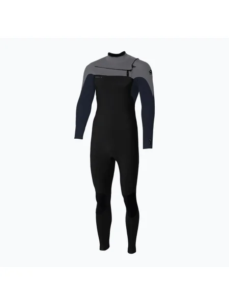 Costum de înot pentru bărbați O'Neill Epic Chest Zip Full black/slate/smoke negru