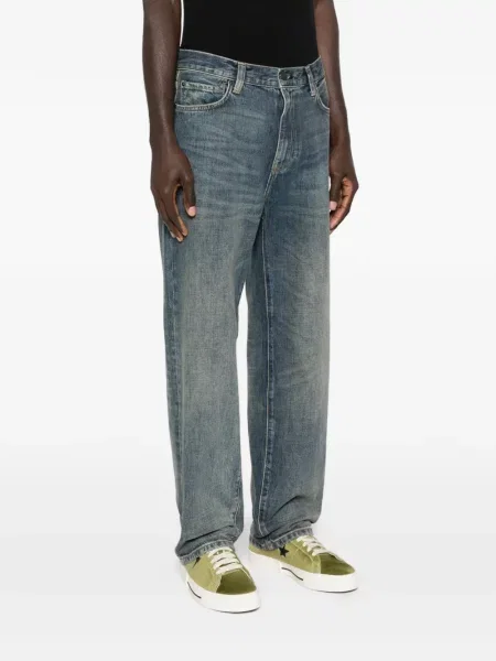 Džíny Carhartt Wip s 5 kapsami modré