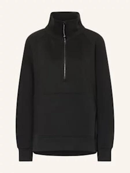 Lululemon Oversized Mikina Scuba Oversized Funnell Neck černá