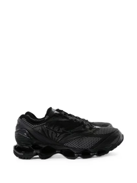 Sneakerși Mizuno cu șireturi din dantelă negru