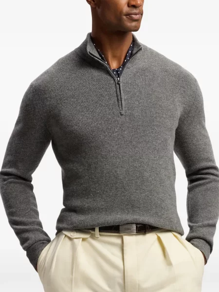 Кашмирен пуловер Ralph Lauren Purple Label сиво