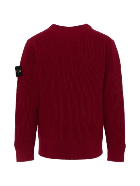 Sweter dziecięcy Stone Island czerwony