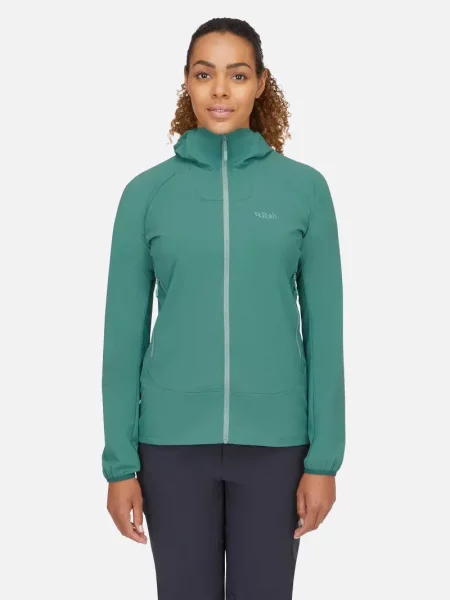 Rab Lekka kurtka softshell Borealis Jacket Eucalyptus XS zielona