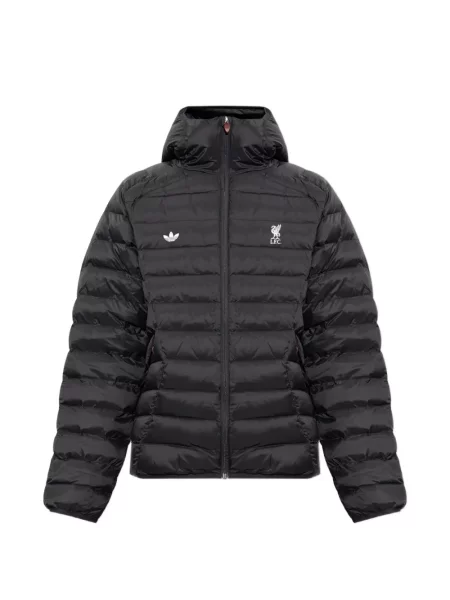 Geacă Adidas cu glugă negru