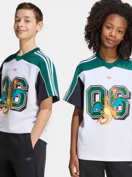 Adidas Originals tričko detské POKEMON biela