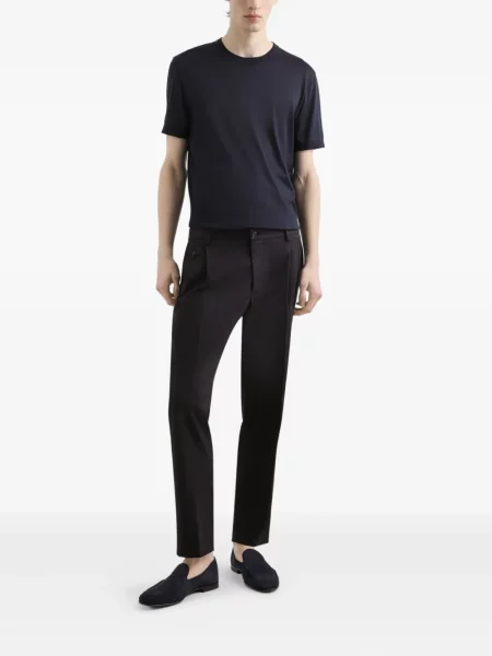 Tricou Dolce & Gabbana de mătase albastru
