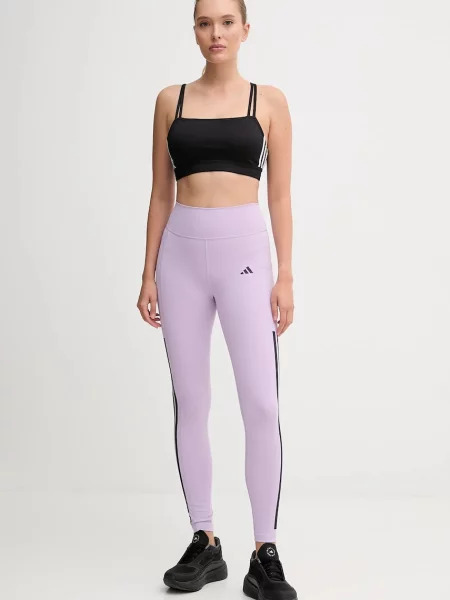 Легінси для тренувань adidas Performance Optime візерунок фіолетовий