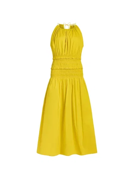 Rochie maxi Marie Oliver galben