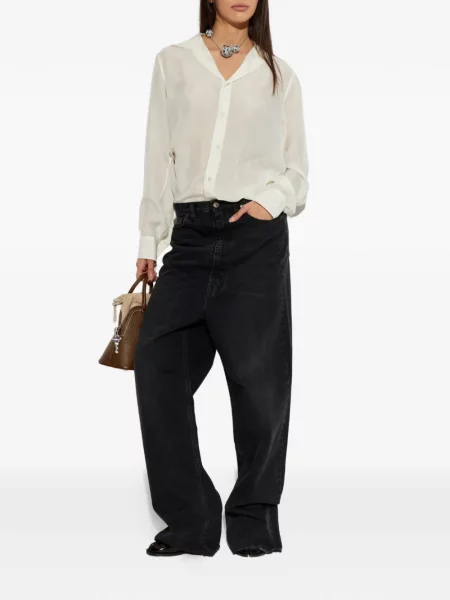 Selyem ing Maison Margiela fehér