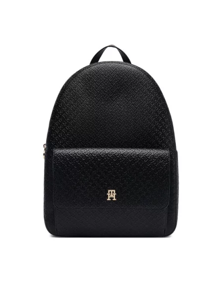 Tommy Hilfiger Nahrbtnik Th Icon Backpack Mono črna
