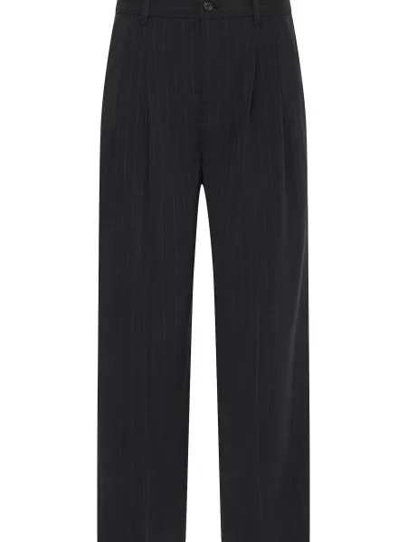 Casual Friday Pantaloni cutați CFGRANT metalic / închis gri