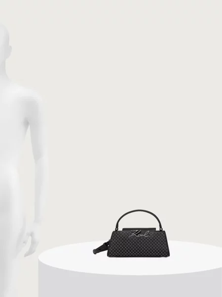 Кожаная сумка через плечо Karl Lagerfeld