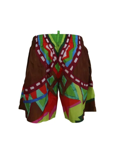 Kąpielówki Dsquared2 w geometryczne wzory