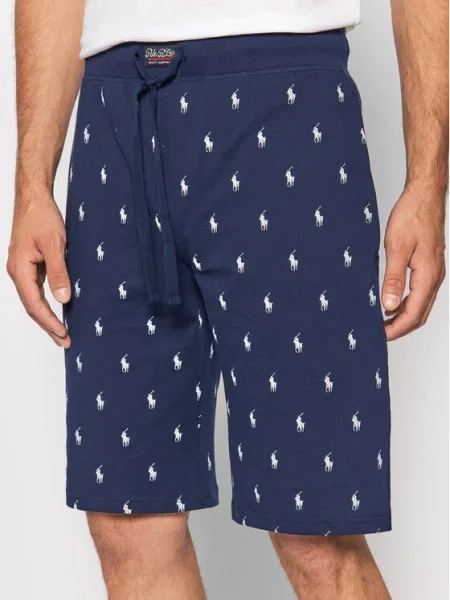 Polo Ralph Lauren Pyžamové nohavice čierna biela