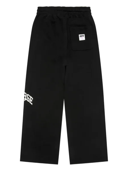 Флийс панталон Aape By *a Bathing Ape® бродирани черно