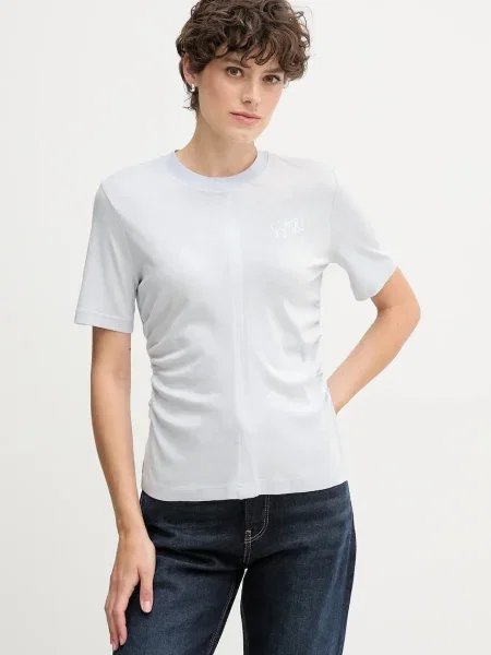 Calvin Klein Jeans tričko fialové