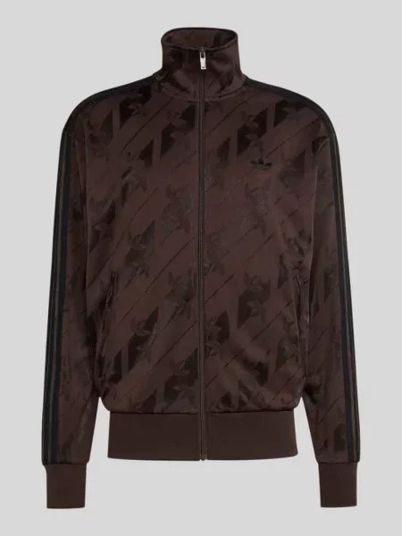 Bluza rozpinana o kroju relaxed fit z nadrukiem z logo na całej powierzchni model FIREBIRD' Adidas Originals